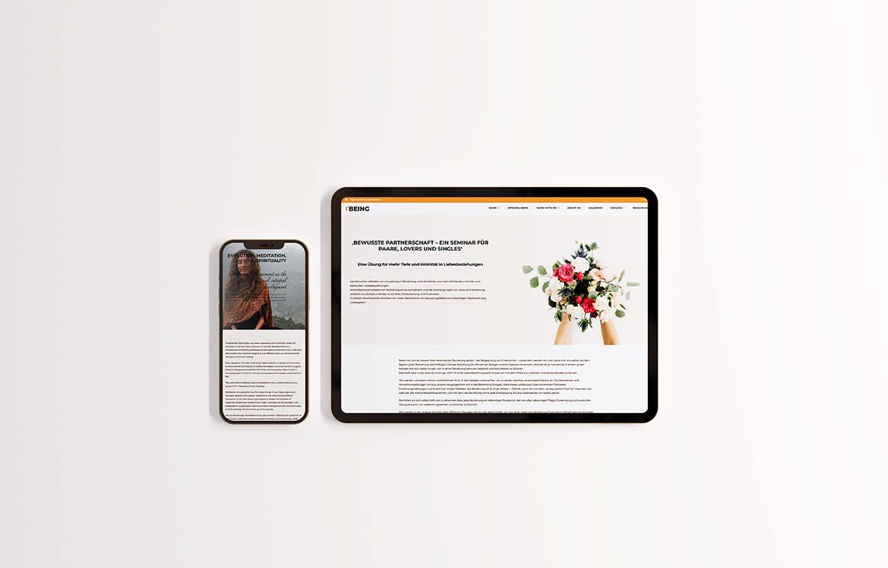 Integral Being Website Website