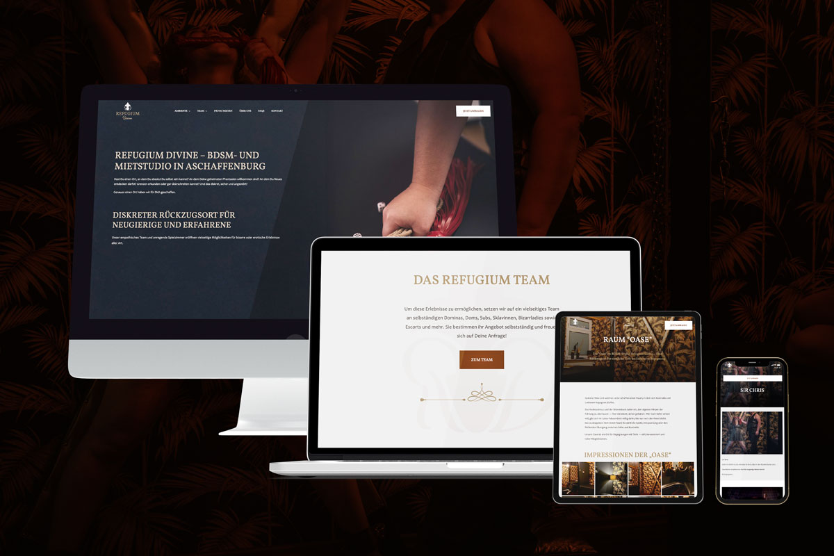 Refugium Divine Website